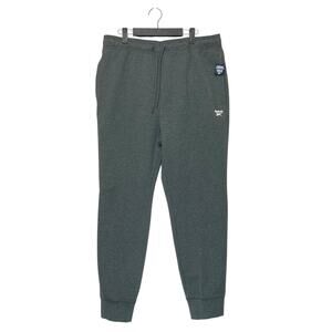 Reebok Jogger Sweatpants NWT Mens Sz L Gray Drawstring Athleisure Casual Workout